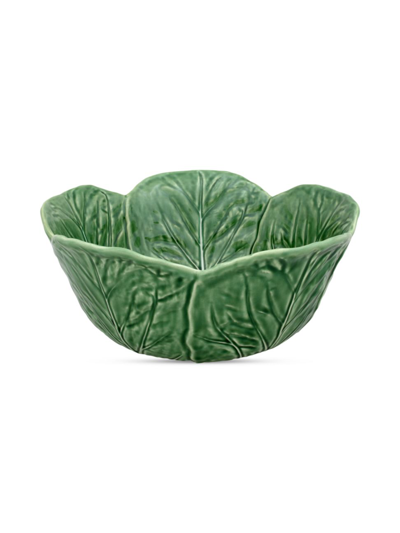 Bordallo Pinheiro Cabbage Salad Bowl In Green