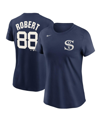 NIKE WOMEN'S NIKE LUIS ROBERT NAVY CHICAGO WHITE SOX 2021 FIELD OF DREAMS NAME AND NUMBER T-SHIRT
