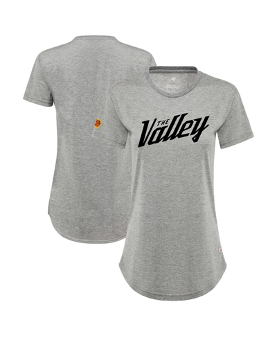 Sportiqe Women's  Gray Phoenix Suns 2021/22 City Edition Phoebe T-shirt