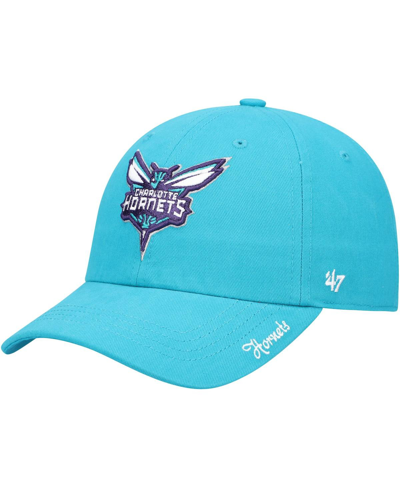 47 Brand Women's '47 Teal Charlotte Hornets Miata Clean Up Logo Adjustable Hat
