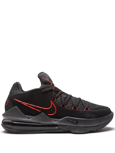 Nike Lebron 17 Low Sneakers In Black