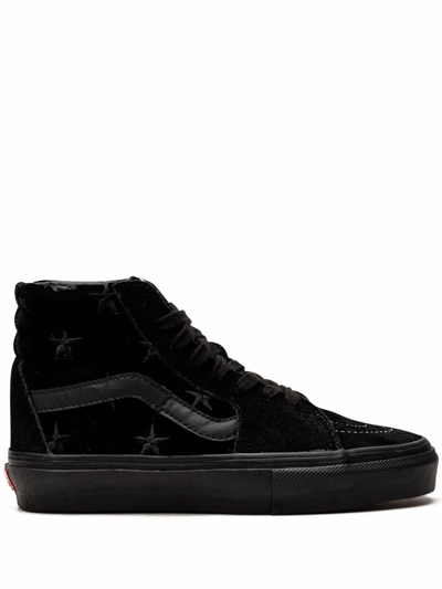 Vans X Supreme Sk8-hi Sneakers In Black