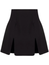 Ambush Front Slits High Waist Skirt In Black