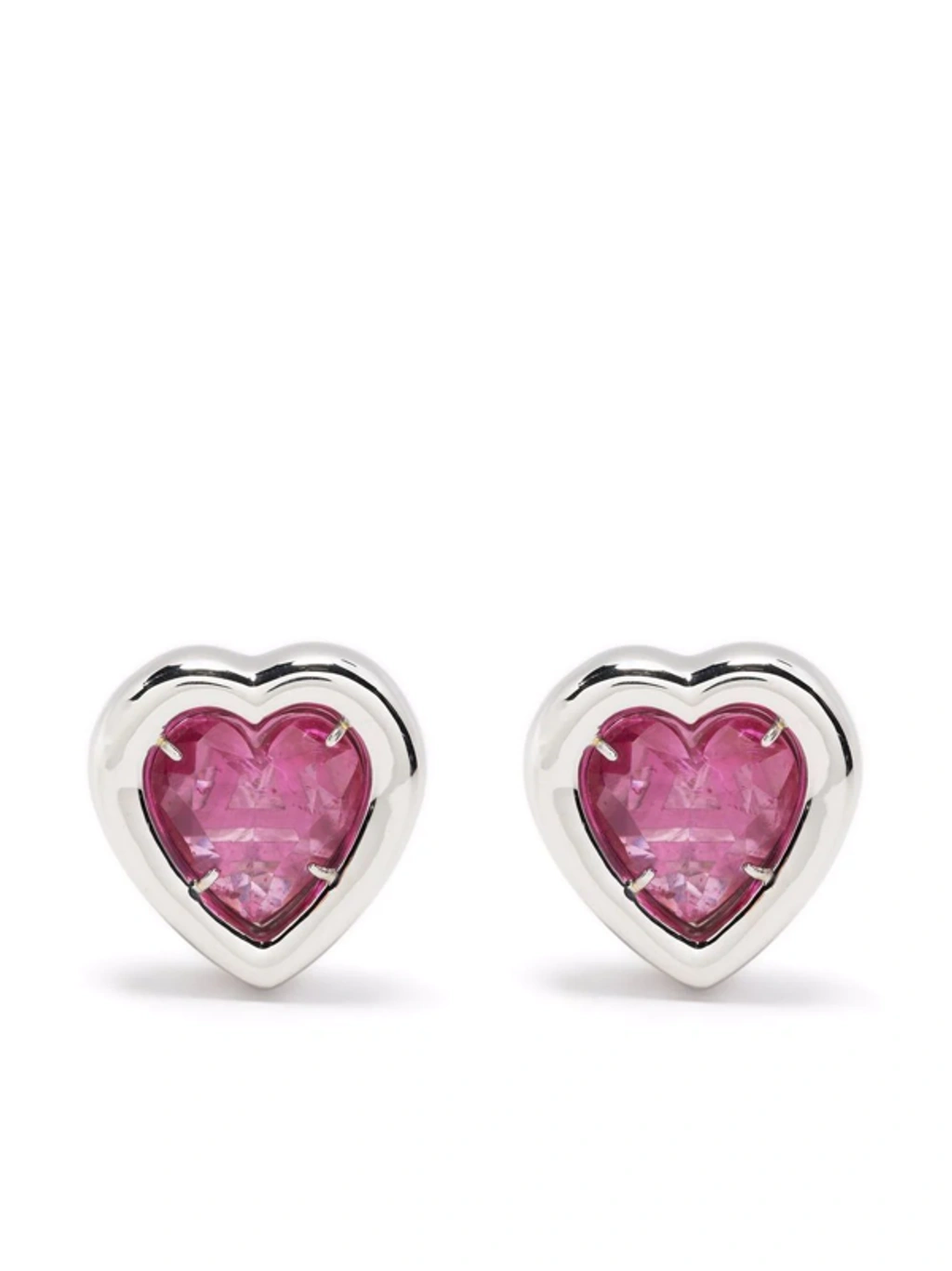 Ambush Heart Stone Earrings In Pink | ModeSens