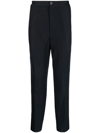 ARMANI EXCHANGE HIGH-RISE TAPERED TROUSERS