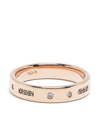 APM MONACO MORSE CODE BAND RING