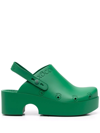 Xocoi Slingback Clog Mules In Green