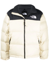 THE NORTH FACE LOGO拼接蓬松夹克