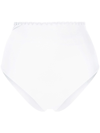 La Perla Etoile High Waist Bikini Bottom In Weiss