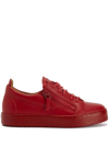 Giuseppe Zanotti Nicki Zip-detail Sneakers In Red