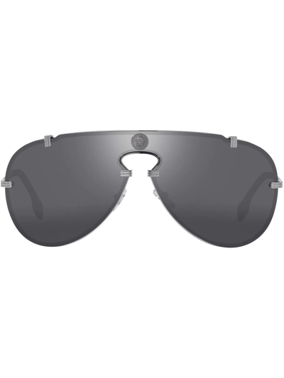 VERSACE PILOT-FRAME SUNGLASSES