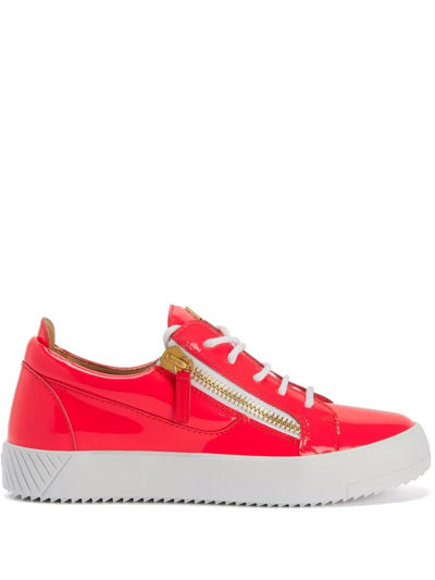Giuseppe Zanotti Frankie Low-top Trainers In Red
