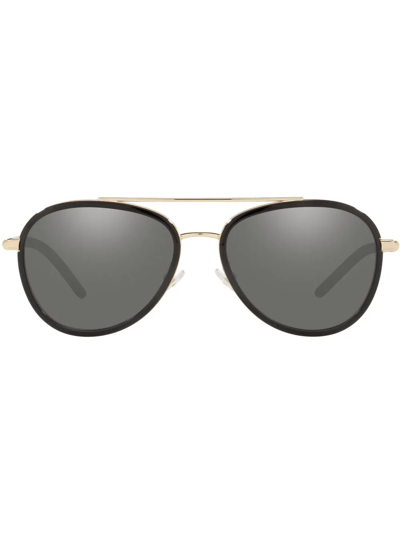 Tory Burch Pilot-frame Sunglasses In Grey