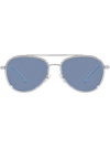 Tory Burch Pilot-frame Sunglasses In Blue
