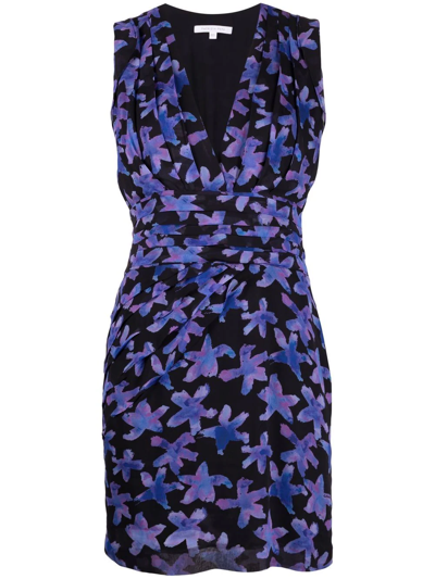 Patrizia Pepe Graphic-print Minidress In Multi