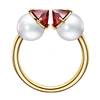 Tasaki 18kt Yellow Gold Collection Line Refined Rebellion Signature Garnet Ring In Or Jaune