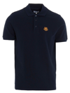Kenzo 'tiger Crest' Polo Shirt In Blue