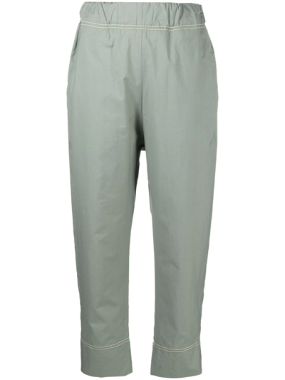 Odeeh Elasticated-waist Trousers In Green