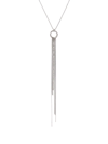 PESERICO CRYSTAL-CHAIN DROP NECKLACE