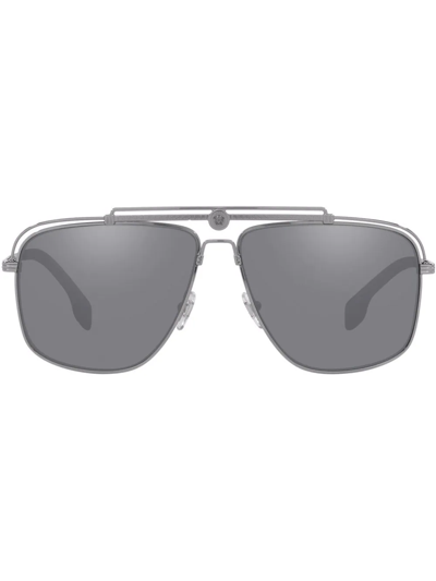 Versace Pilot-frame Sunglasses In Grey