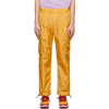 PALM ANGELS YELLOW TRACK CARGO trousers