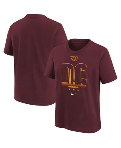 Nike Youth Boys  Burgundy Washington Commanders Team City T-shirt