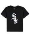 Outerstuff Toddler Boys And Girls Black Chicago White Sox Primary Team Logo T-shirt In Black