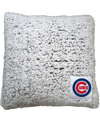 Logo Brands Chicago Cubs 16" X 16" Frosty Sherpa Pillow