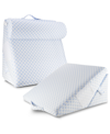 NESTL BEDDING ADJUSTABLE COOLING COVER AND EXTRA PILLOW BED WEDGE PILLOW