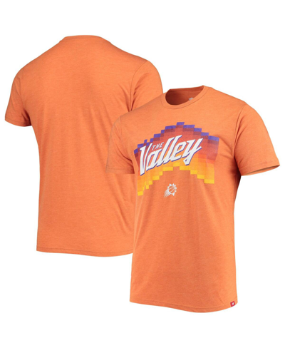 Sportiqe Men's  Orange Phoenix Suns The Valley Pixel City Edition Tri-blend T-shirt