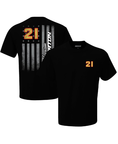 Checkered Flag Sports Men's Checkered Flag Black Harrison Burton Exclusive Tonal Flag T-shirt