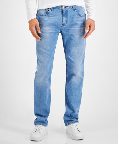 Inc International Concepts Men's Cal Slim Straight Fit Jeans, Created For Macy's In Light Wash