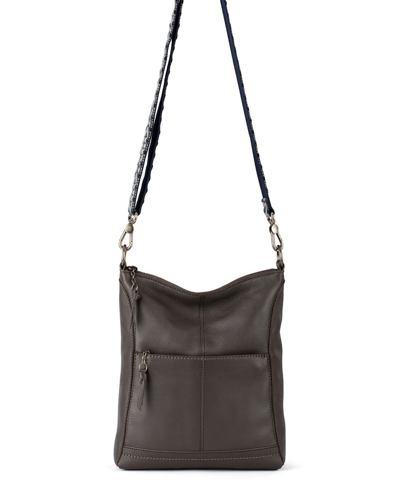 The Sak Lucia Leather Crossbody In Slate