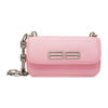 BALENCIAGA PINK XS GOSSIP SHOULDER BAG