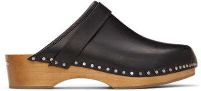 Isabel Marant Black Thalie Clogs In 01bk Black