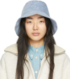 ISABEL MARANT BLUE DENIM LOIENA BUCKET HAT