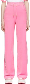 BALMAIN PINK BARBIE EDITION VELOUR LOUNGE PANTS