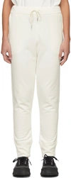 Jil Sander Tapered-leg Cotton-jersey Track Pants In 102 Natural