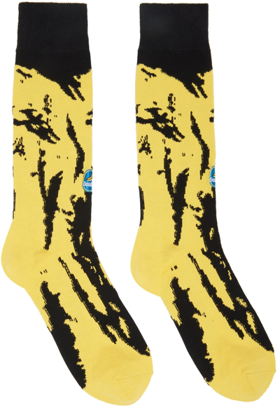 Doublet Yellow & Black Banana Socks