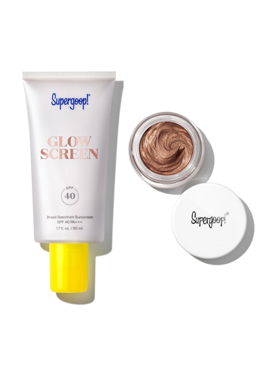 Supergoop Shimmer & Glow Set Sunscreen Sunset !