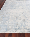 Exquisite Rugs Pismo Hand-loomed Rug, 8' X 10' In Silver Blue