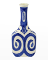 Vietri Mosaico Cobalt Silhouette Bottle