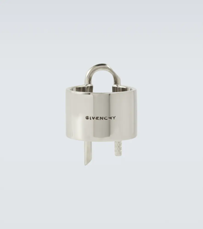 Givenchy Padlock Ring In Silvery