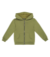 Balmain Logo Zipped Hoodie In Verde