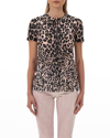 ROBERTO CAVALLI SICILY LEOPARD PRINT T-SHIRT