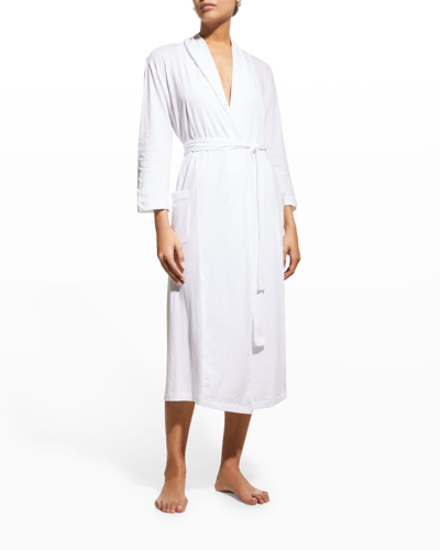 Skin Carina Pima Cotton Robe In White