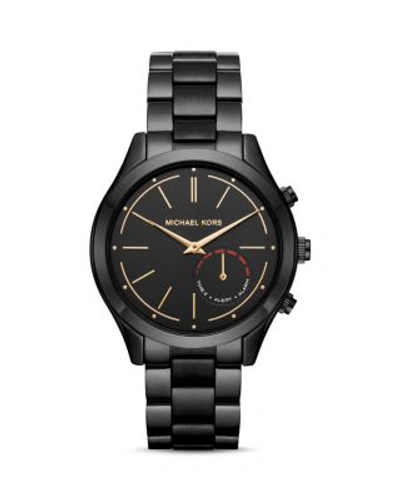 Michael Kors Michael  Slim Runway Smart Watch, 42mm In Black