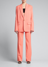 A.l.c Dakota Single-breasted Jacket In Maillot