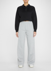 Alo Yoga Gender Inclusive Accolade Straight Leg Sweatpants In Athletic Heather