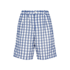 Jacquemus Le Short Gelati Pleated Shorts In Blue